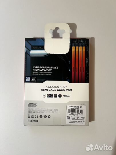 Оперативная память Kingston Fury Renegade RGB DDR5