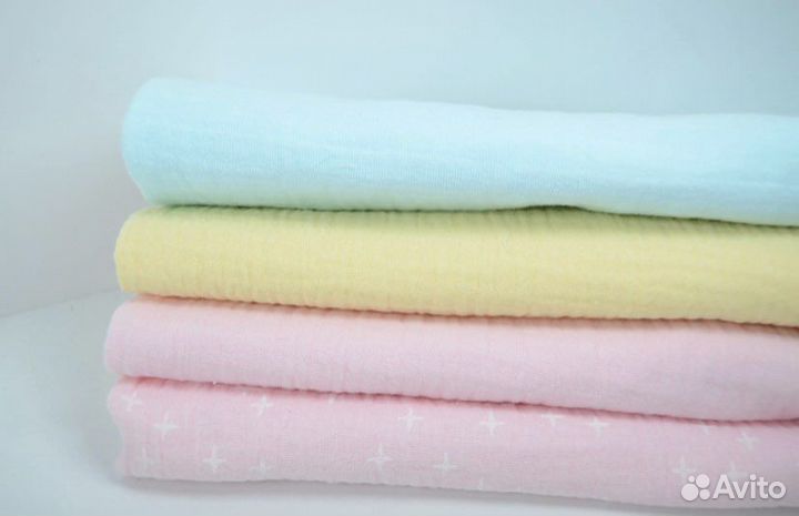 Муслиновая ткань (отрезы 48*50 )