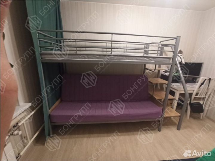 Двухъярусная кровать с диваном 