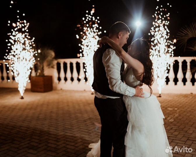 Фонтаны холодного огня на свадьбу