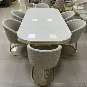 Столовый набор стол и стулья мебель "Новые