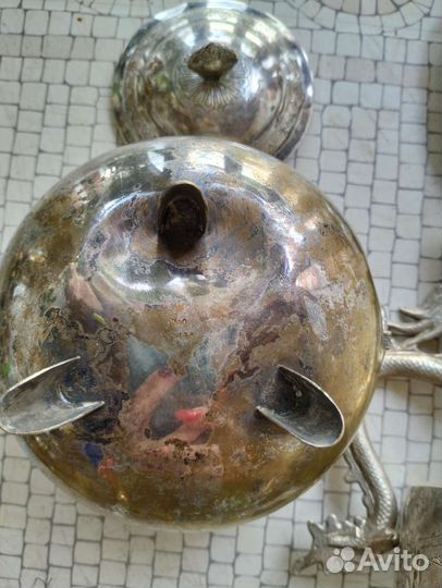 Ваза поднос Вьетнам антиквариат