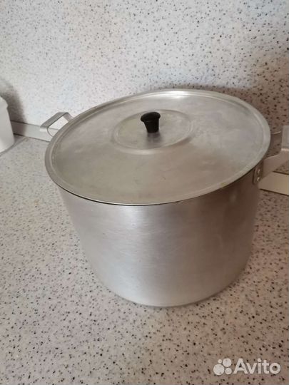 Кастрюля алюминиевая 10 литров