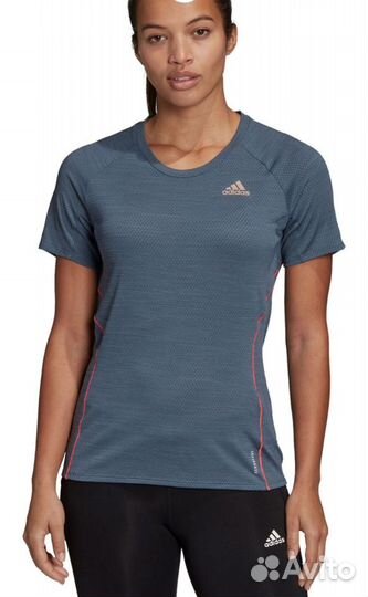 Футболка Adidas runner t-shirt damen. Оригинал