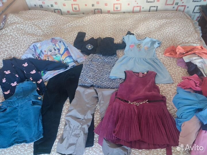 Платье, штаны, кофты (пакетом)размер 116 девочке