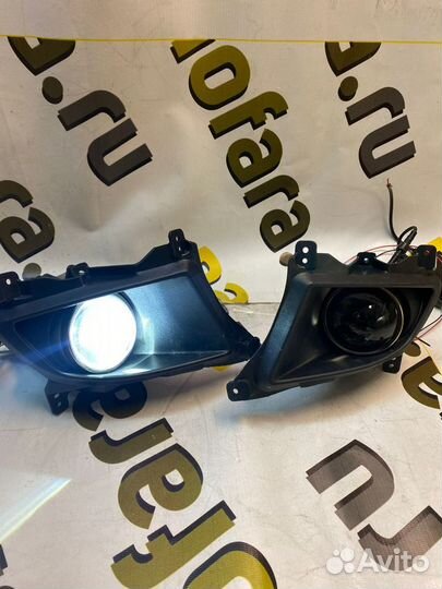Противотуманные фары на приору BI LED