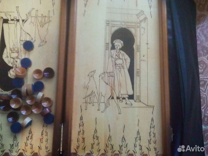 Нарды ручной работы