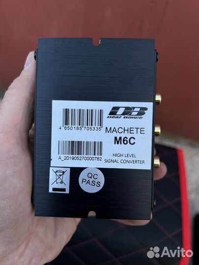 Преобразователь аудиосигнала machete M6C