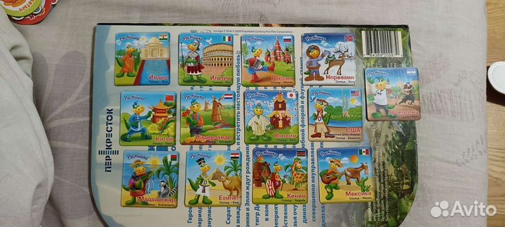 Магниты Дино растишка разные