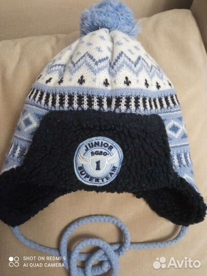 Зимние шапки и шарф для мальчика
