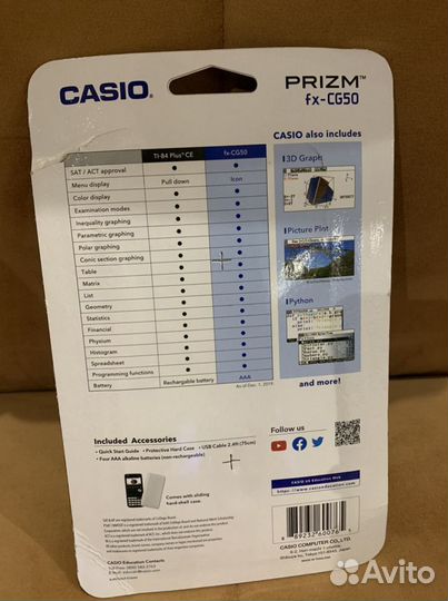Casio FX-CG50 Калькулятор новый