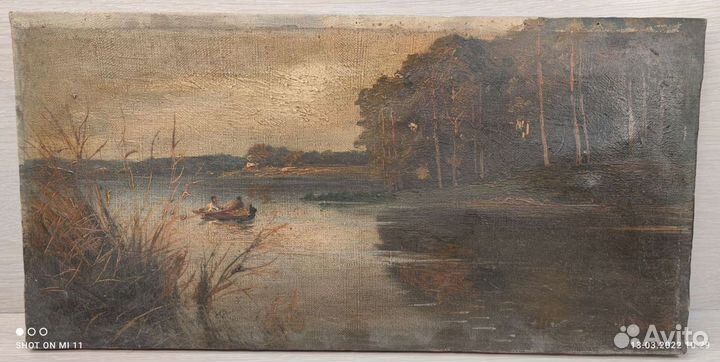 Парные картины А. А. Зотов холст, масло, 19 век