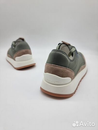 Кроссовки Brunello Cucinelli текстиль замша