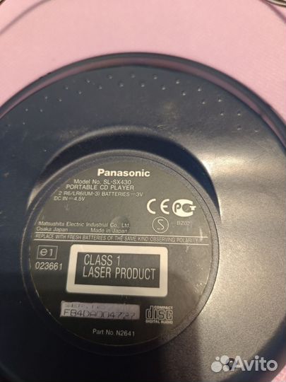 Cd mp3 плеер panasonic