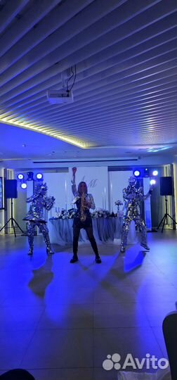 Шоу Танц саксофон и Зеркальные люди/Зеркальное шоу