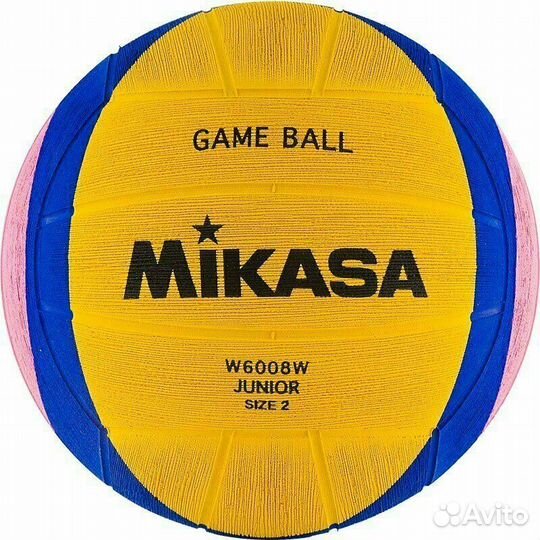 Мяч для водного поло mikasa W6008W размер 2