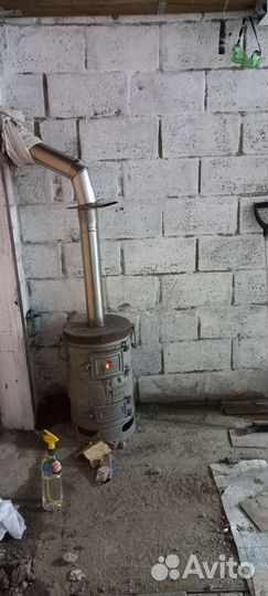 Печь буржуйка чугунная СССР