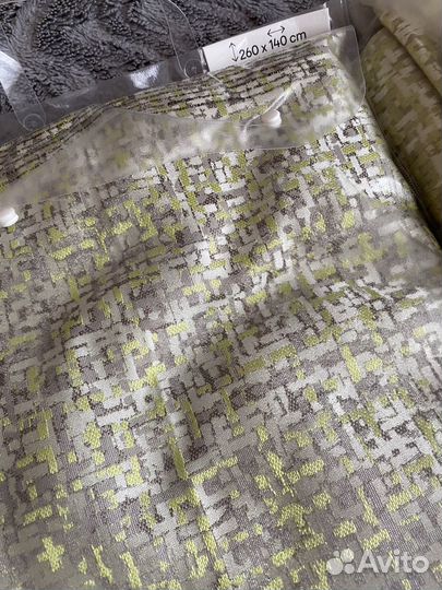 Комплект шторы + тюль новый