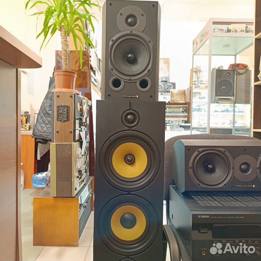 Акустика wharfedale + ресивер yamaha