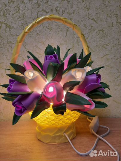 Светильник ручной работы из изолона