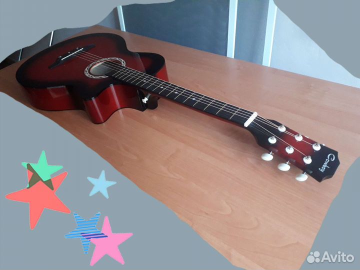 Гитара новая шесть струн
