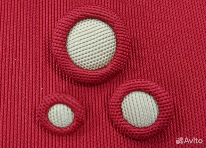 Обтяжка пуговиц, пряжек тканью