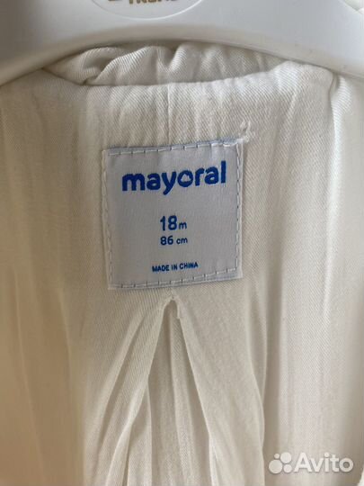Шубка для девочки Mayoral
