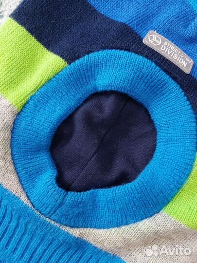 Шапка шлем Ostin 1-3 года новая