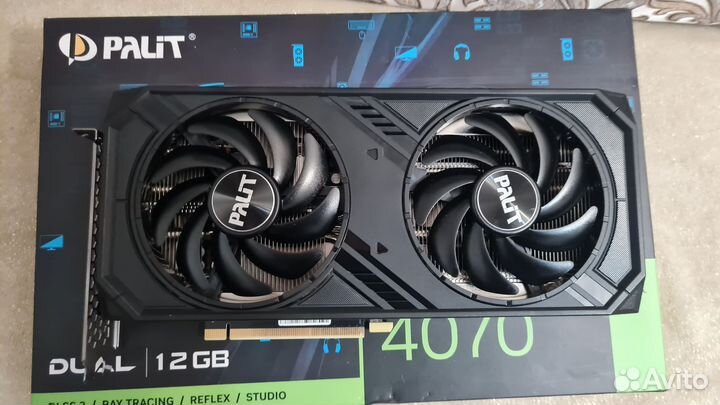 Видеокарта rtx 4070 12gb