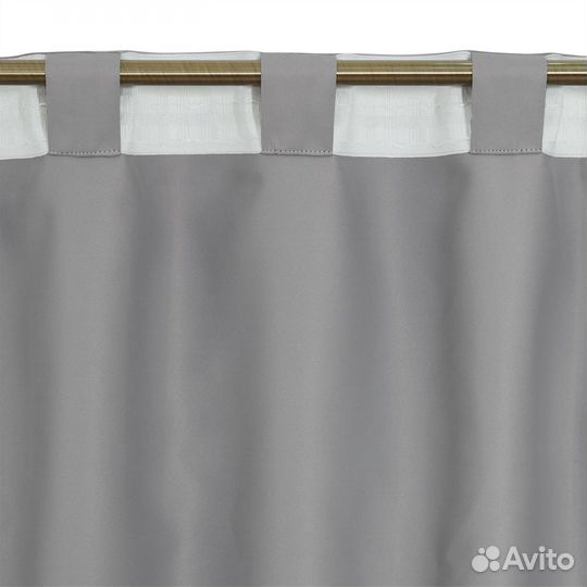 Штора со скрытыми петлями блэкаут Alycia 200x280 с