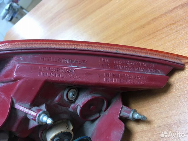 Фонарь задний левый в крыло Lancer X дорест