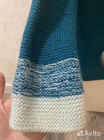 Вязаное пальто на девочку