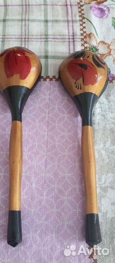 Деревянные ложки хохлома