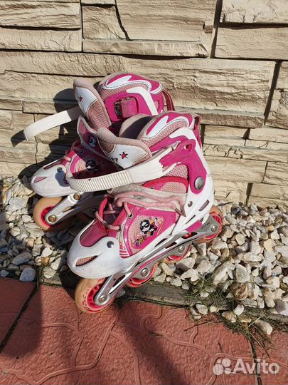 Роликовые коньки, размер 30-33