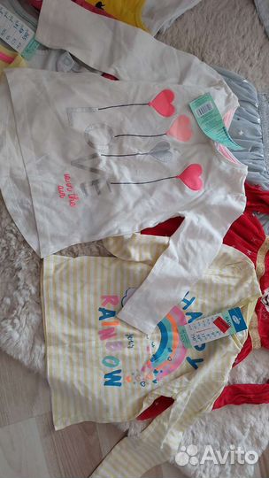 Пакет вещей на девочку 86-92,много нового