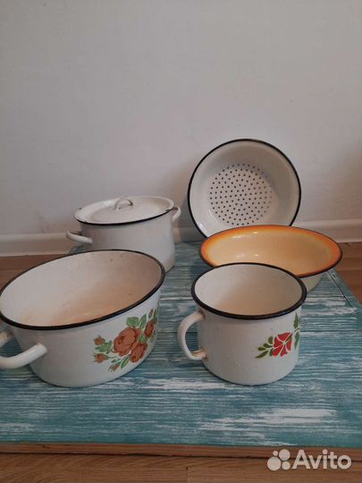 Эмалированная посуда СССР