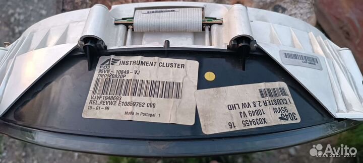 Приборная панель sharan 98г