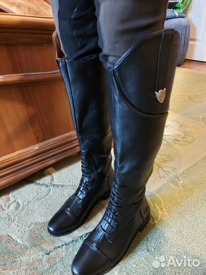 Сапоги для верховой езды 38-39р. Новые