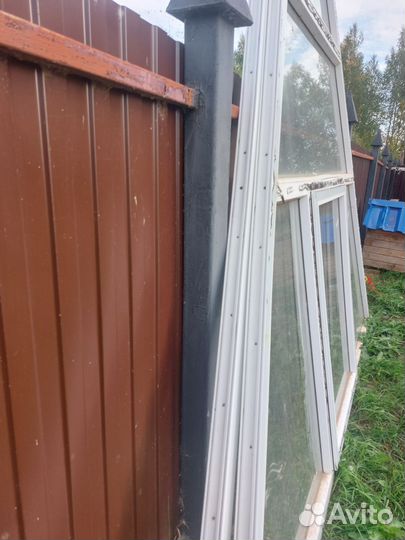 Окна пластиковые 2 штуки