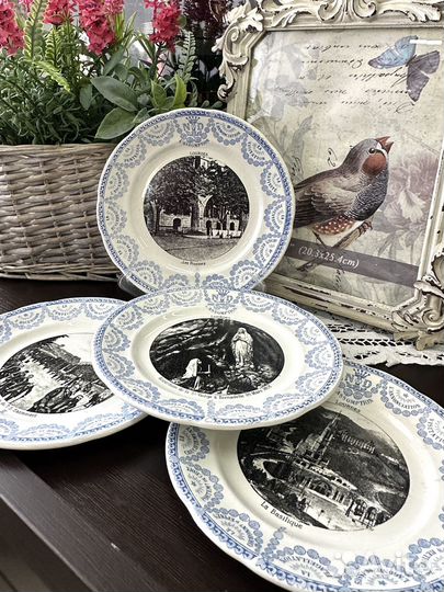 Тарелки антикварные Sarreguemines