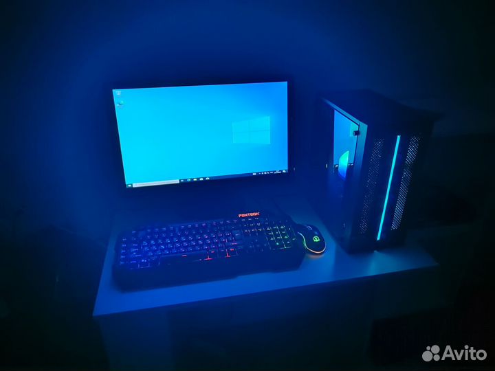 Игровой пк с монитором