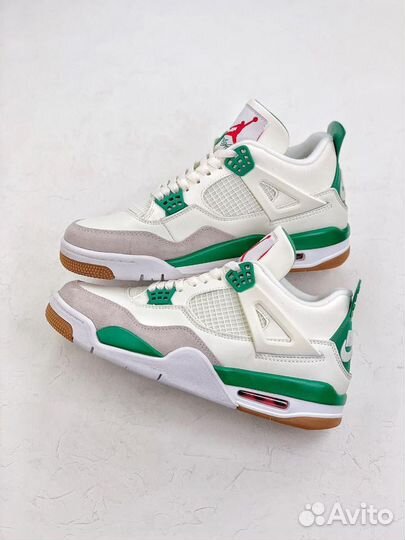 Кроссовки Air Jordan 4 Nike SB x Pine Green р. 47