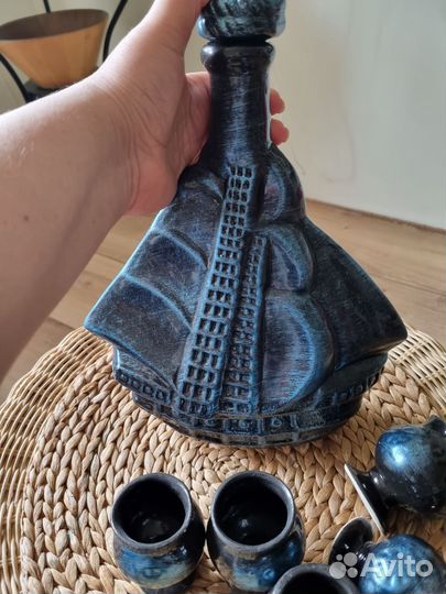 Штофы и графины СССР керамика