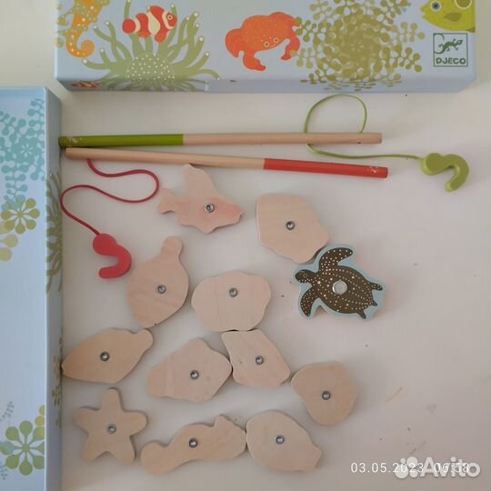 Магнитная игра Тропическая рыбалка Djeco