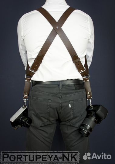 Разгрузка для фотографа на два фотоаппарата