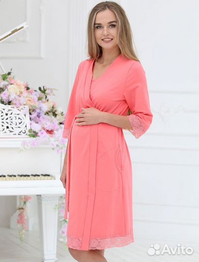 Новый халат для беременных и кормящих тм Фест