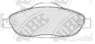 Колод. торм. диск. NiBK PN0450 PN0450 NiBK