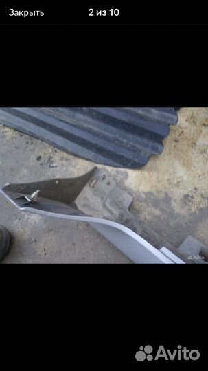 Пластиковый порог toyota ist