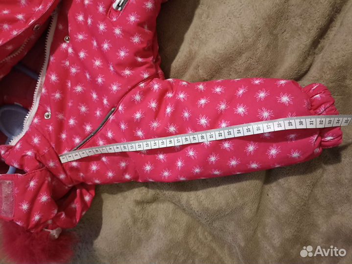 Зимний комбинезон для девочки 74 80
