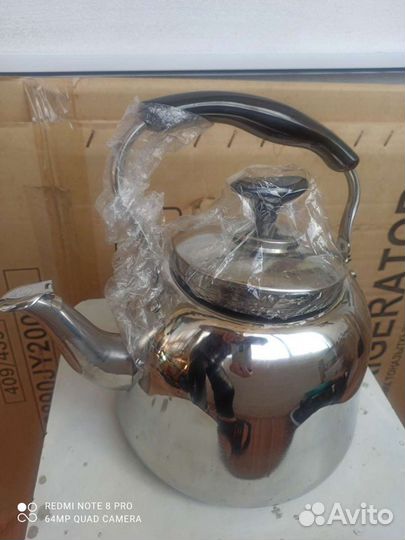 Чайник стальной новый
